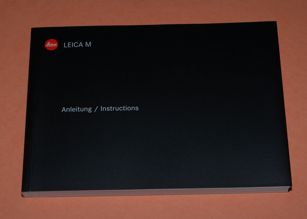 Leica M Type 240 Manual Instructions