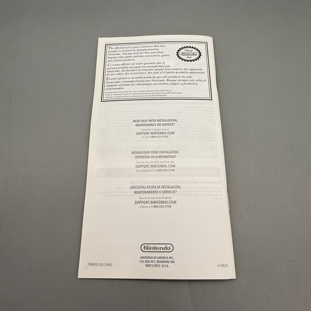 Nintendo Wii Operations Manual System Setup Channels & Settings and MotionPlus