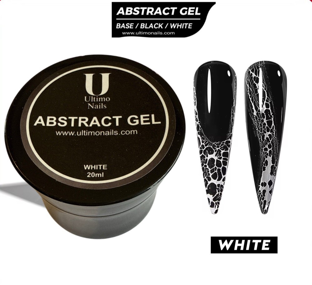 Abstract Base , White And Black Gel Último 15ml