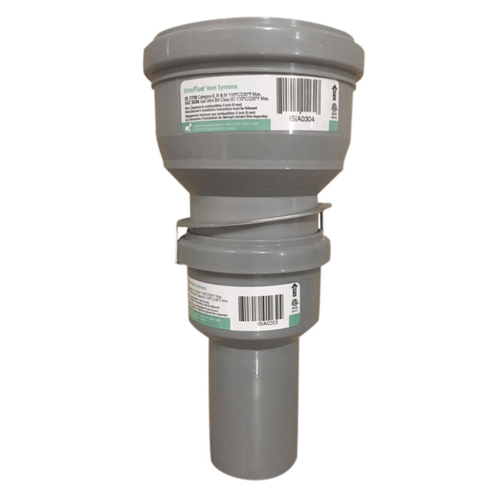 Noritz CDV2X4-ADAPT Air Intake 2" to 4" Increaser for NCC199CDV