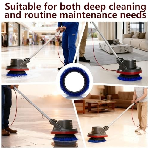 Blue Crimped Polypropylene Scrub Brush Replacement for Orbiter Floor Machines