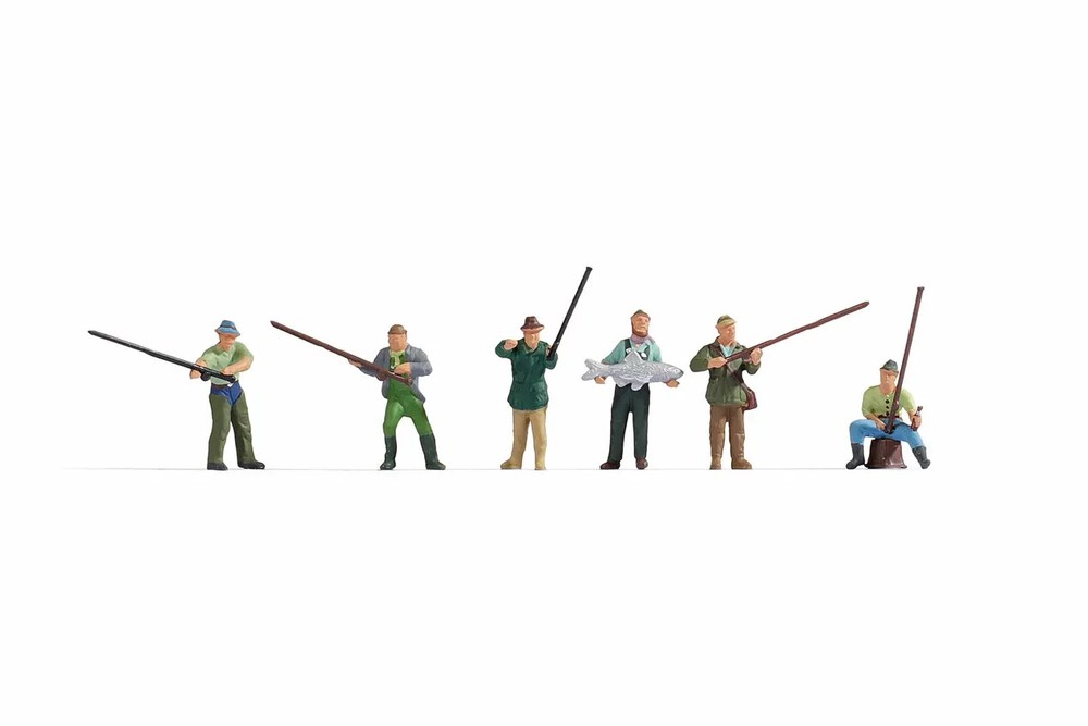 Noch HO Scale Fishermen Figures