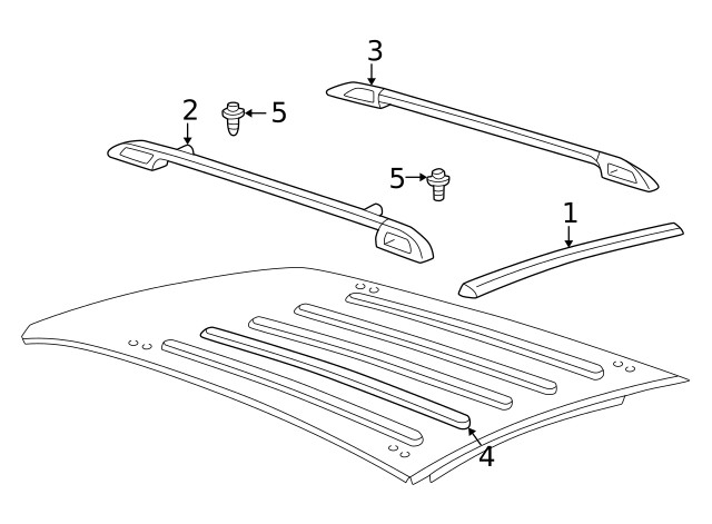 Genuine GM Side Rail 10337784