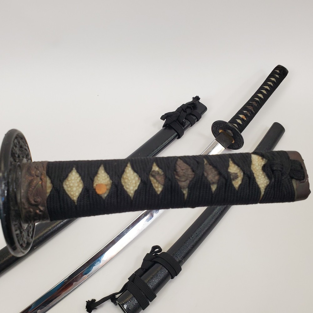 Katana Wakizashi Daisho Sword Set Decorative Replica Unsharpened Display