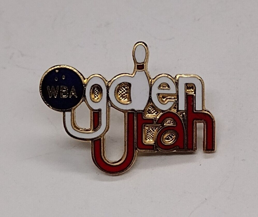 Ogden Utah WBA Bowling Lapel Tack Pin