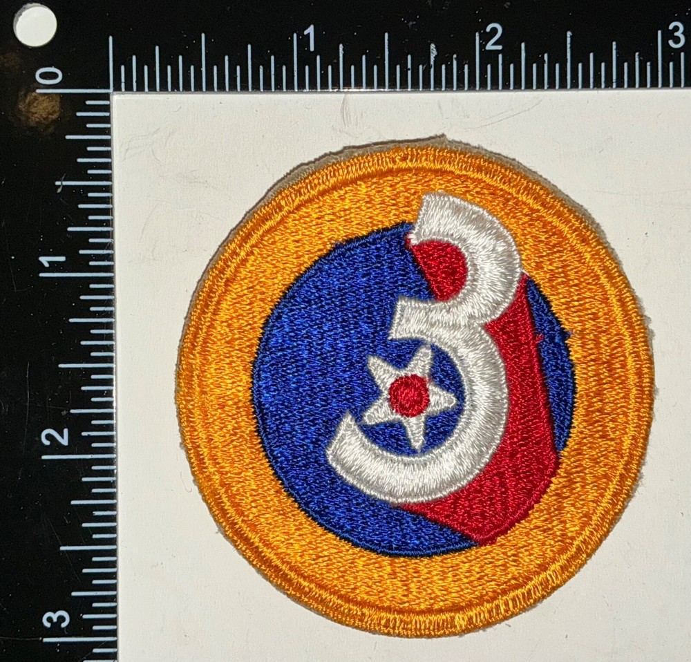 WWII US 3rd Third Army Air Force AAF US Made Patch
