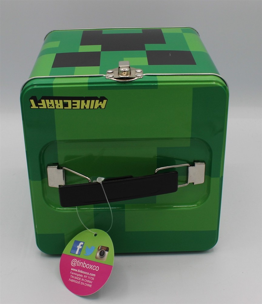 Tin Box Company Minecraft Stacking Cube Storage Fun Stash Box 5.75 Inches