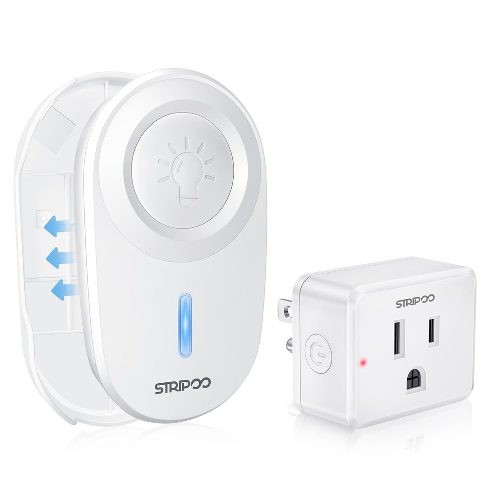 Wireless Garbage Disposal Switch Kit Detachable Wall Mounted Remote Control O...