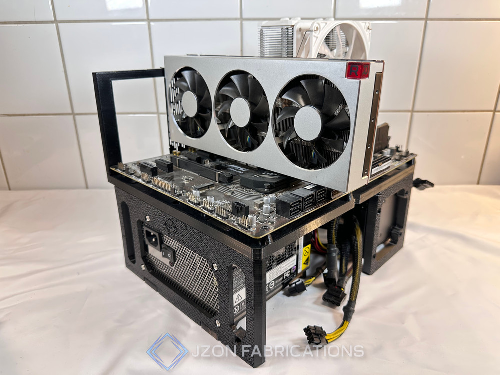 Open Air ATX PC Test Bench Modular Assembly Platform GPU Support Benchtable