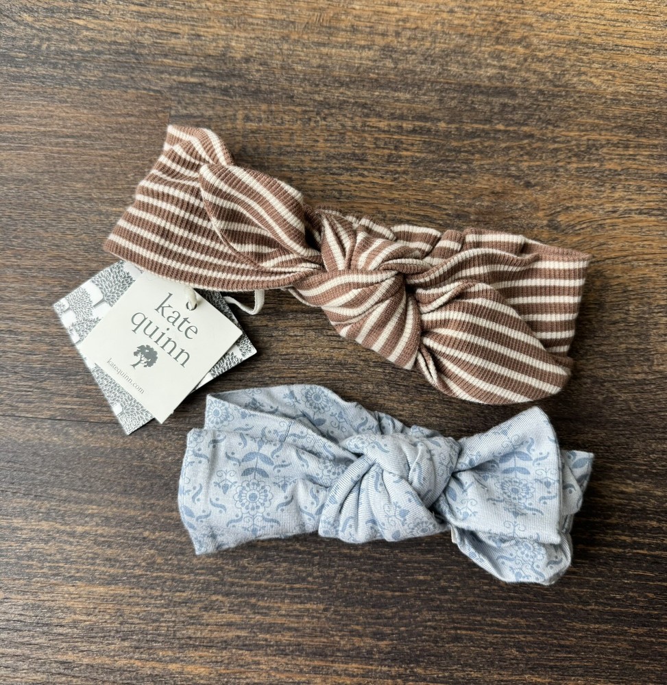 NWT Kate Quinn Headbands Brown Blue 2pc Bundle￼