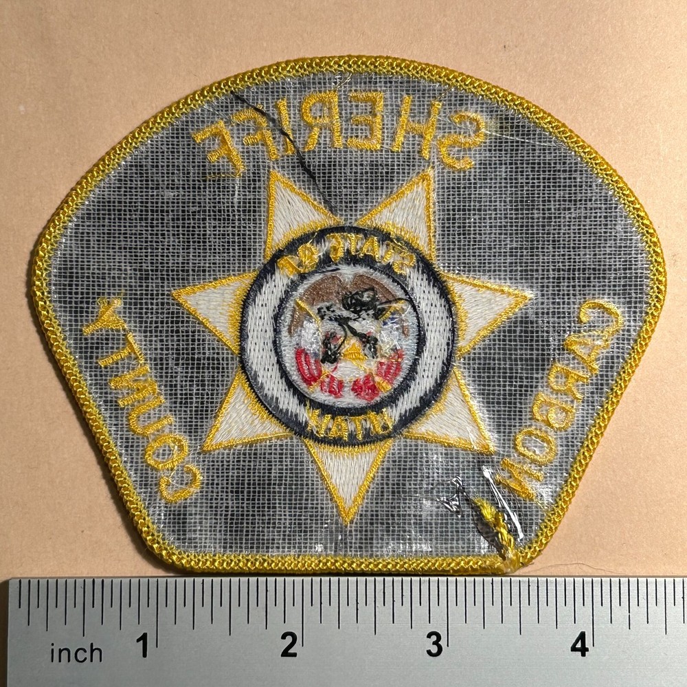 UTAH, CARBON COUNTY SHERIFF DEPT PATCH