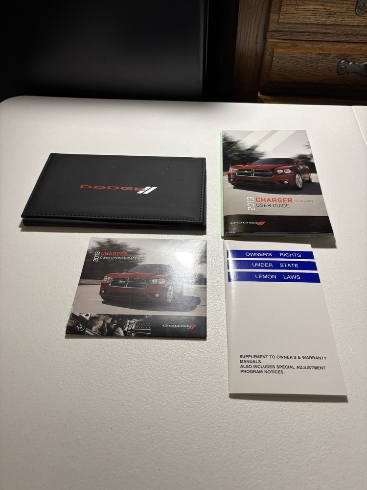 2013 Dodge Charger User's Guide OEM Set