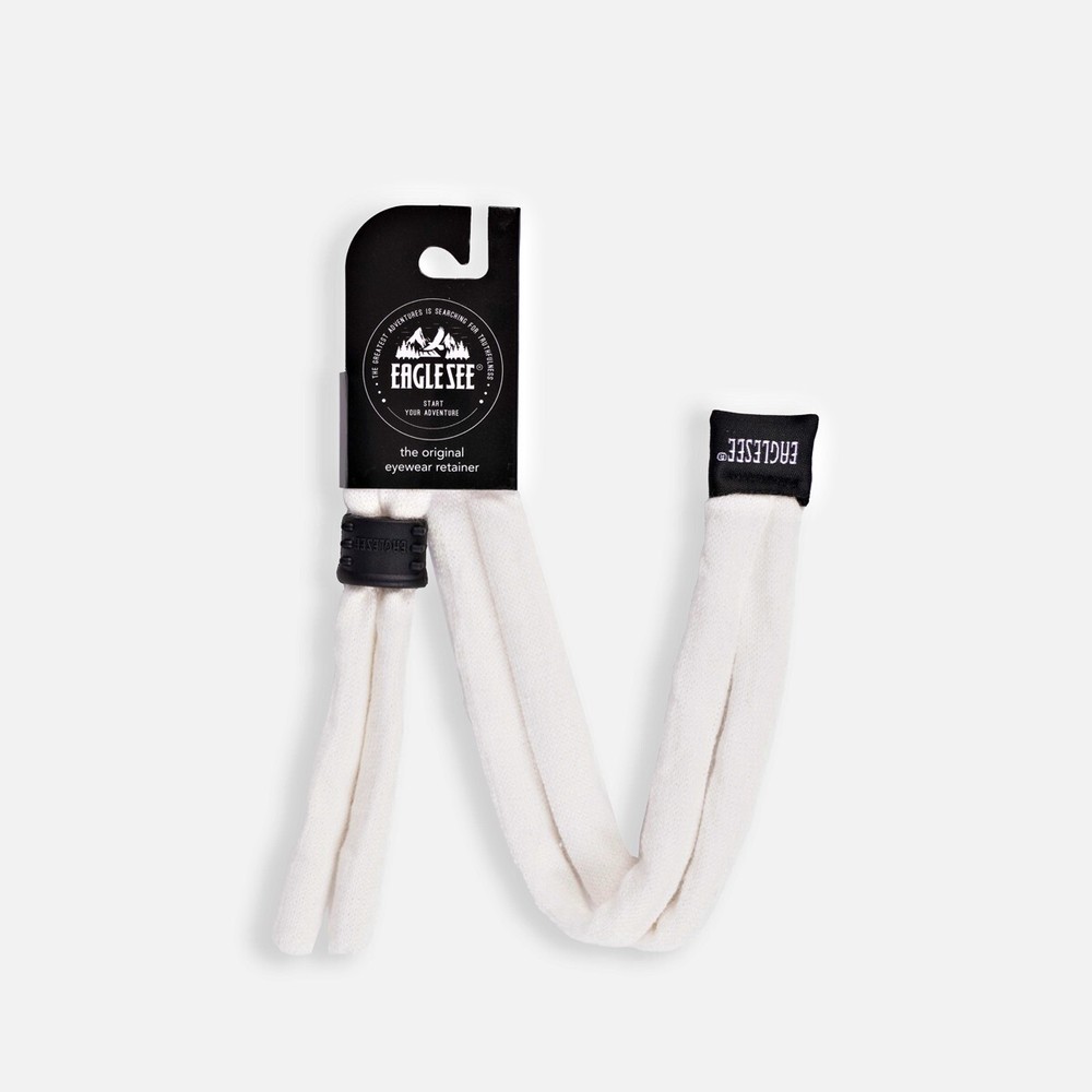 Sunglass retainer / Strap for Sunglasses | Simple White Cotton