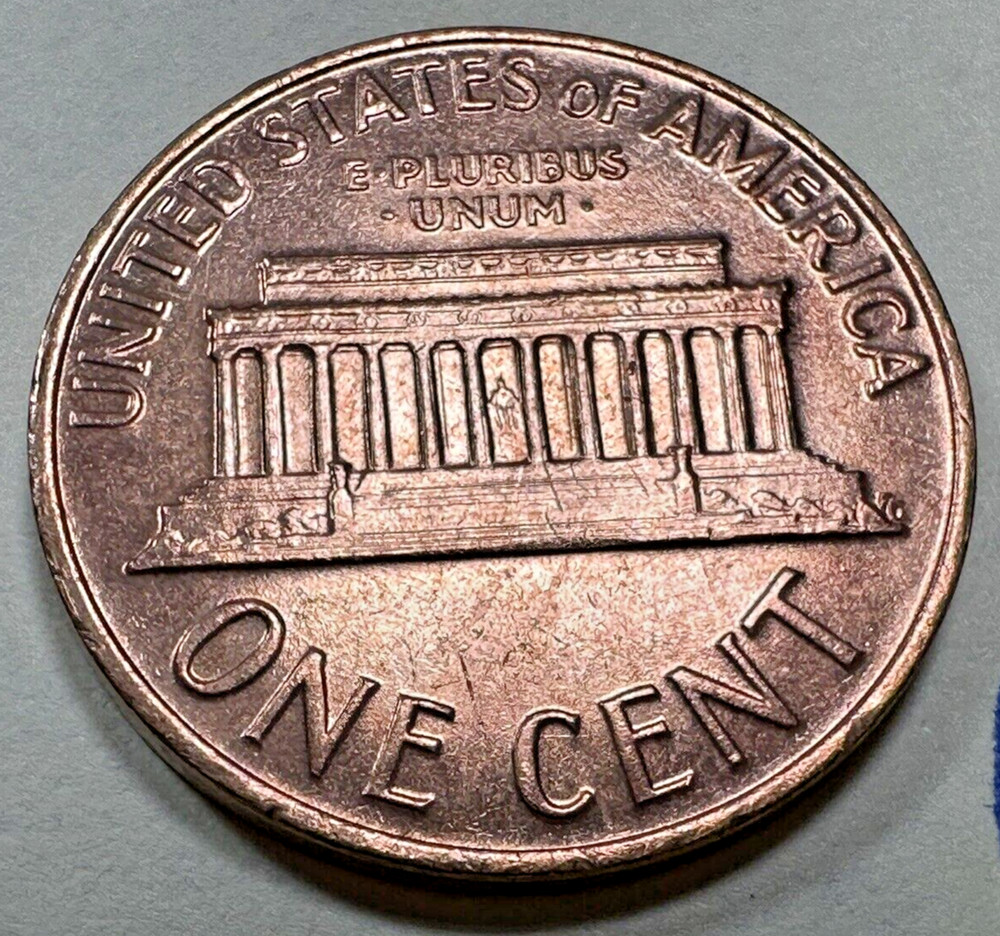 1968 Lincoln Memorial Cent Penny 3707N