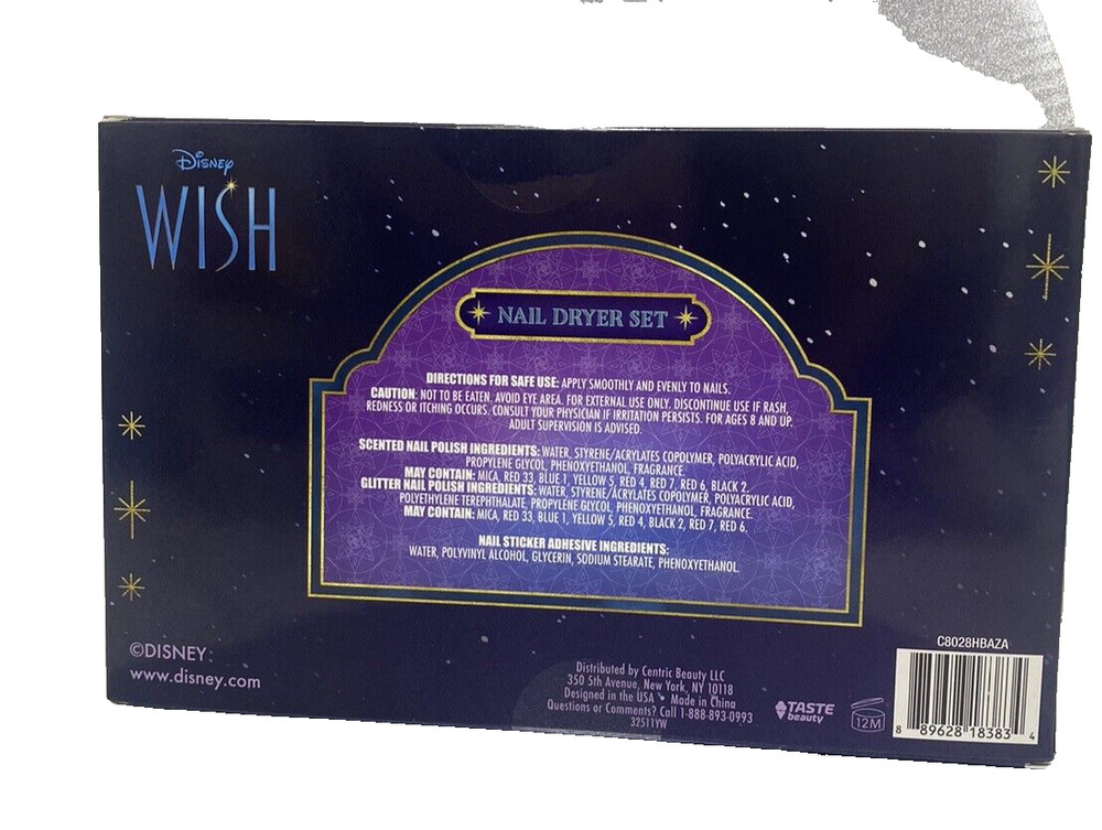 Disney Wish Nail Dryer Set