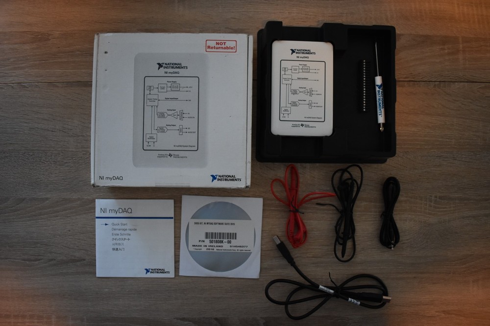 National Instruments NI myDAQ Student Instrumentation Device Untested
