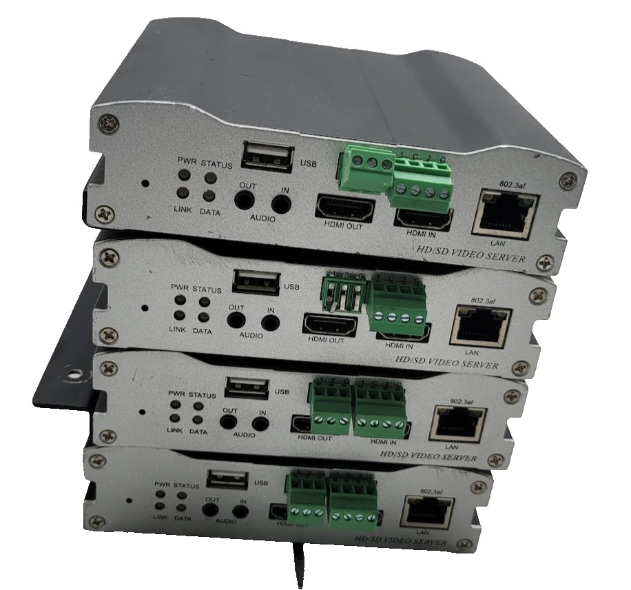 4X Marshall Electronics VS-102-HDI HD/SD Video Server Encoder / Decoder