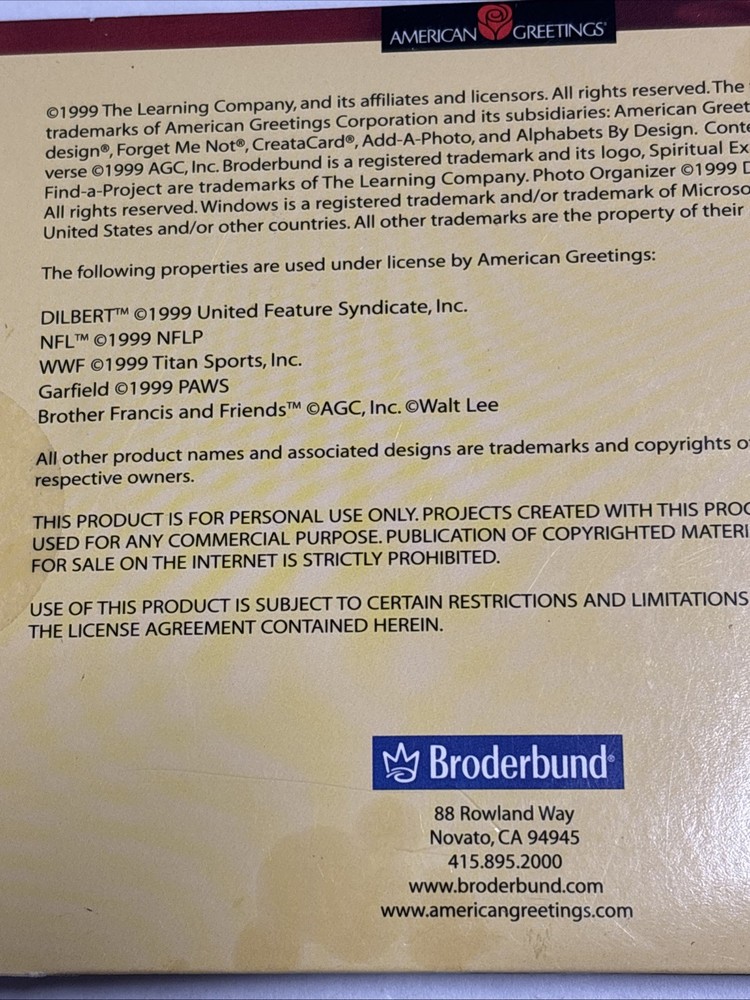 CreataCard 4 Plus PC-CD make print personalized anniversary comedy greeting card