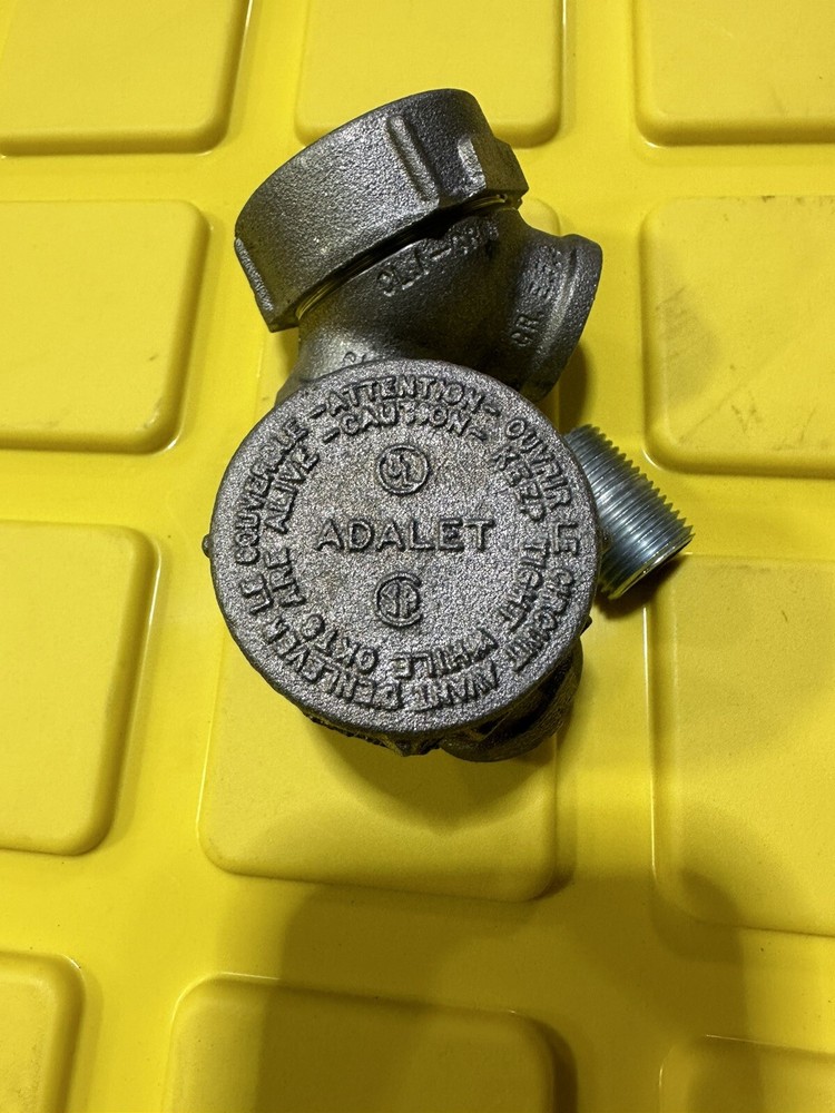 (1) ADALET MFL92 PULL ELBOW SHORT RADIUS 1/2" EXPLOSION PROOF CONDUIT FITTING
