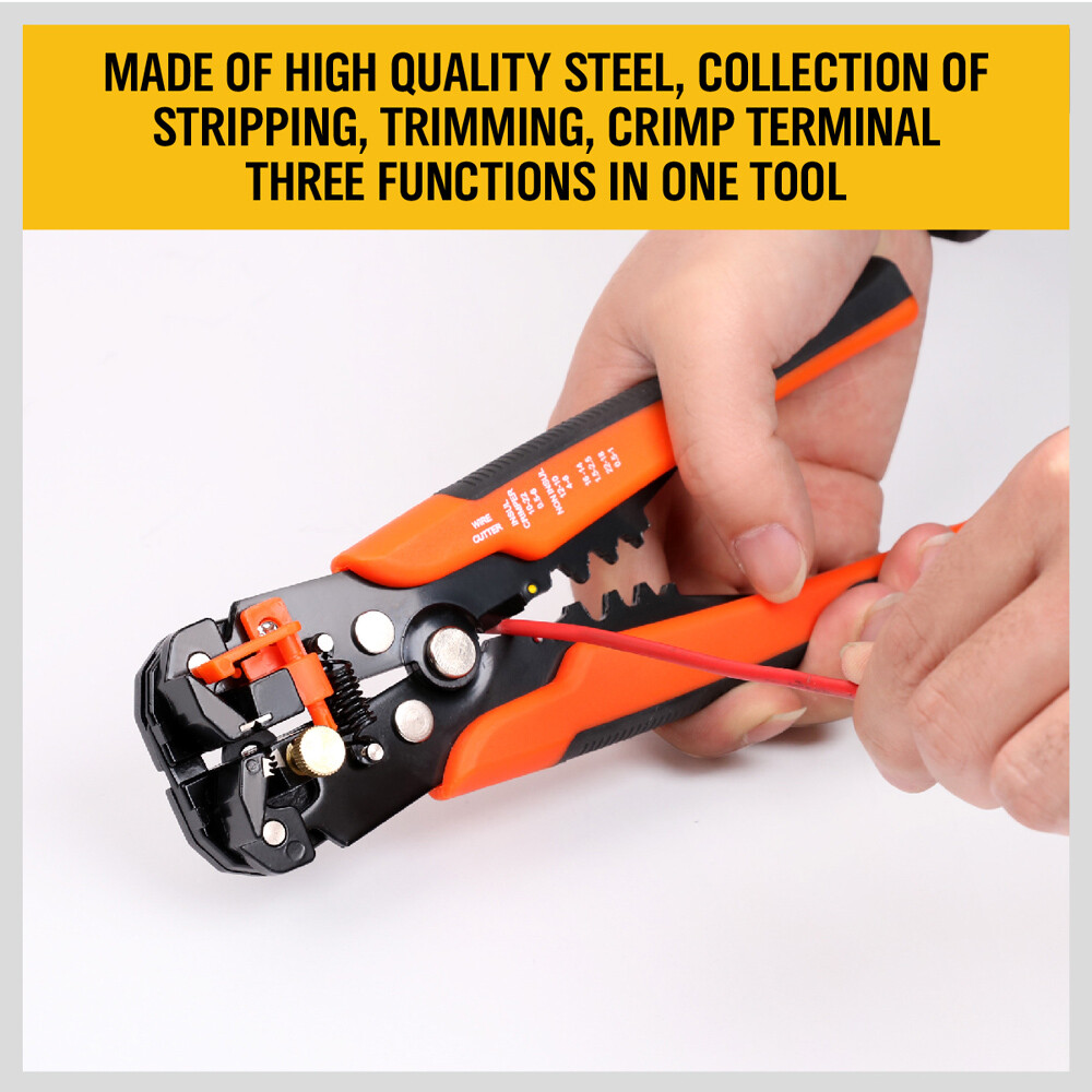 5 in 1 Automatic Wire Stripper Insulation Wire Cutter Crimper Cable Plier Tool