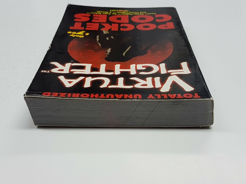 Virtua Fighter Pocket Codes Strategy Guide Pocket Book *DAMAGE TEARS