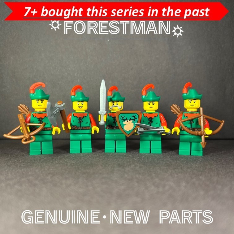 LEGO Castle 5 Minifigures forestman