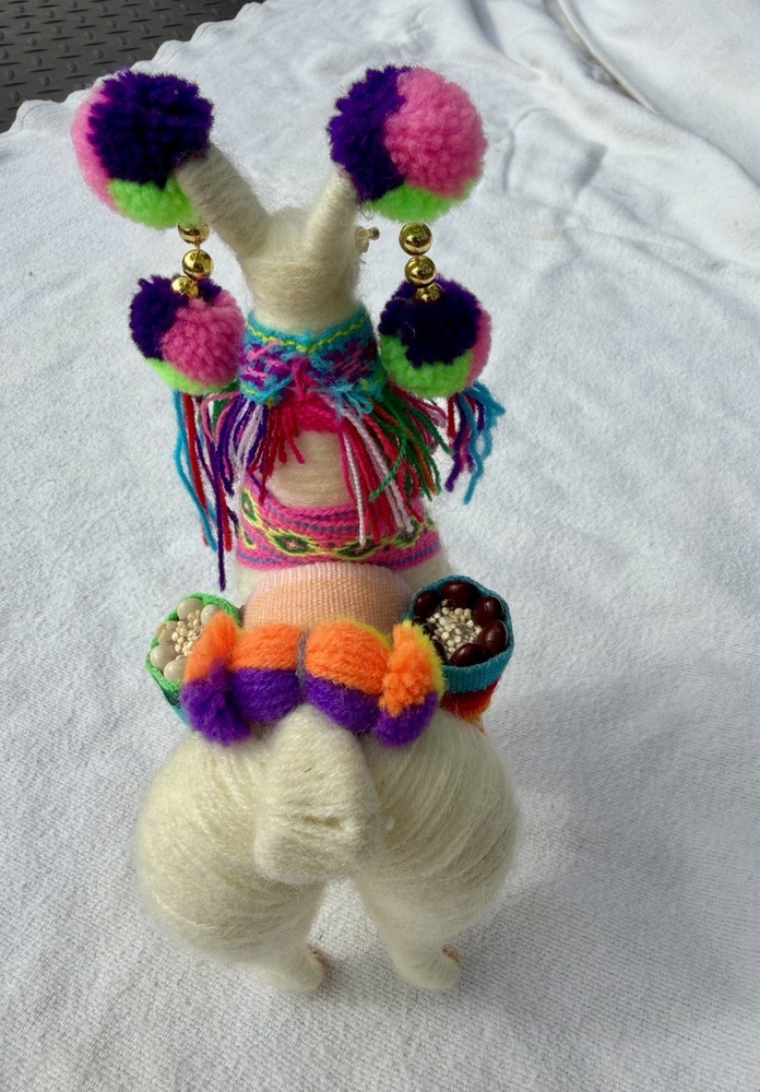 Handmade Peruvian Llama or Alpaca Figurine