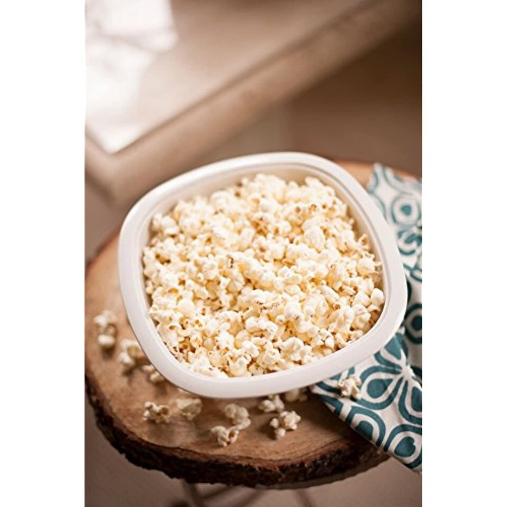 Nordic Ware Microwave Popcorn Popper, 12 Cup, White