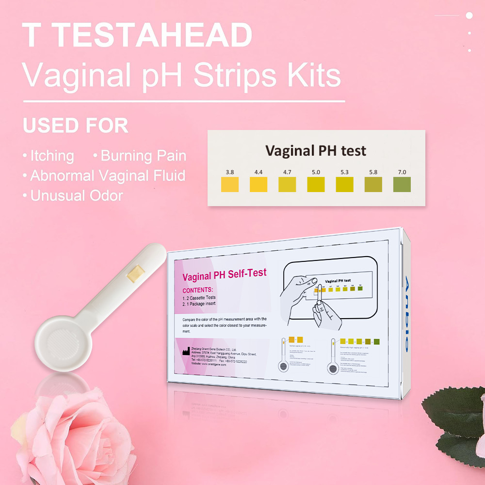 2 Pcs Vagina pH Test Bacterial Vaginosis (BV) pH Rapid Test Kit Self Testing