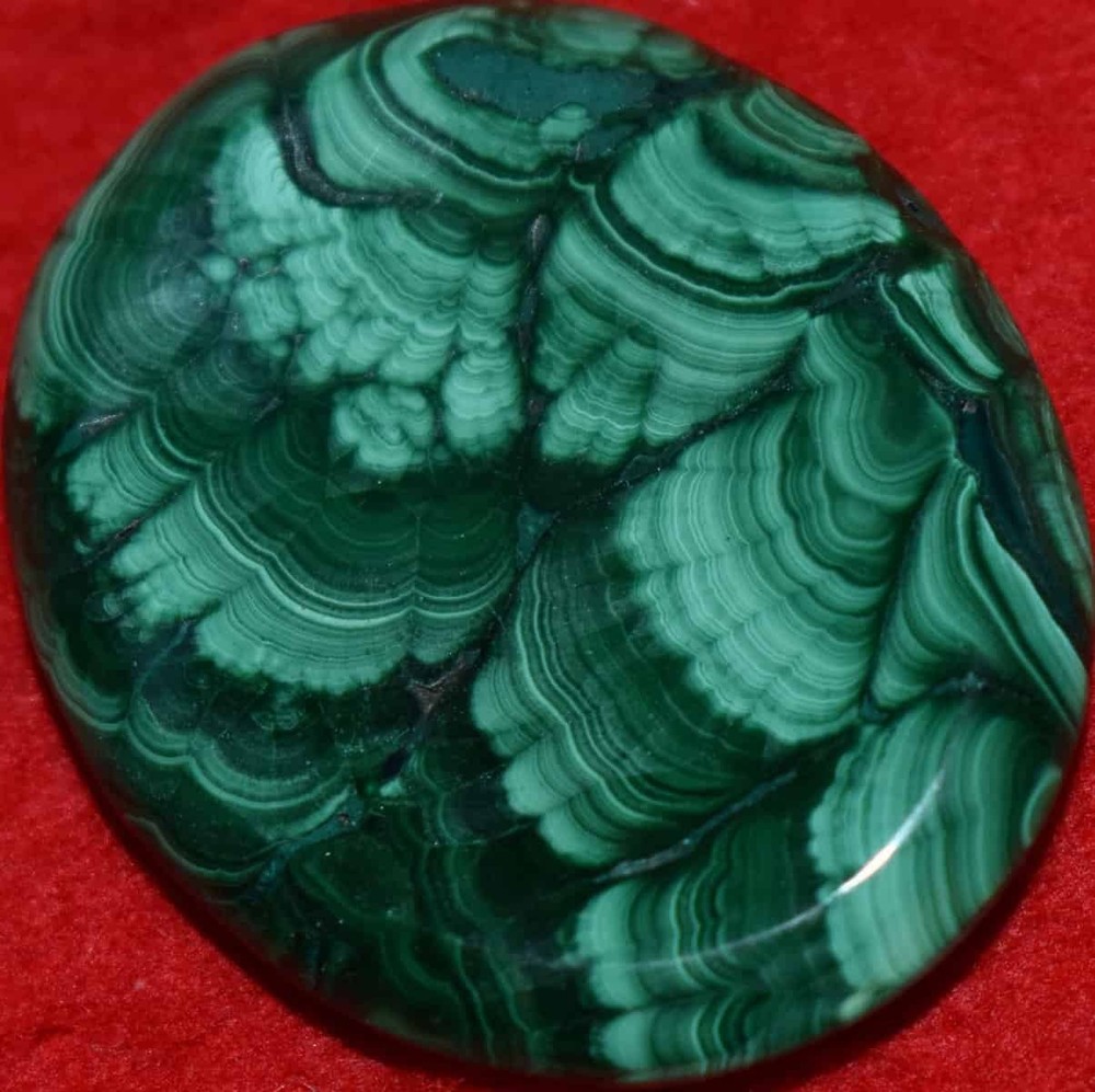 Malachite Worry Stone #6