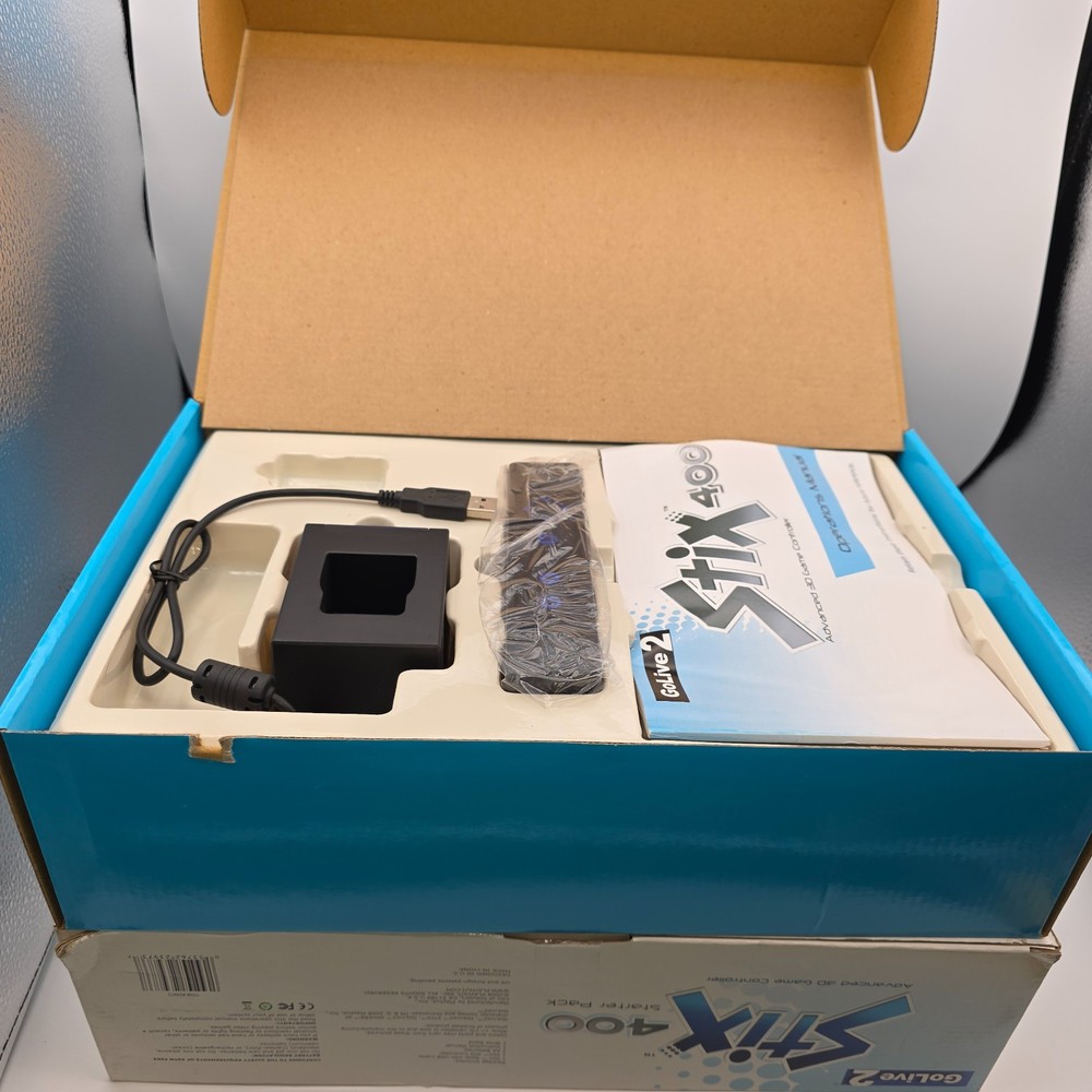 Vintage Go Live Retro Gaming - Game Controller Stix 400 + Base Starter Kit 2008