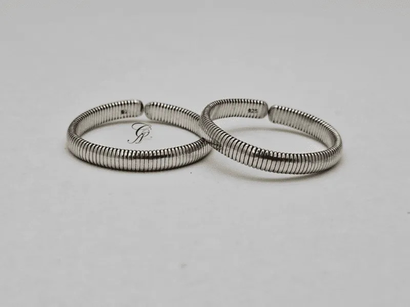 Silver Sequence Sterling Silver Antique Big Toe Ring in 925 8-9gm (Approx)