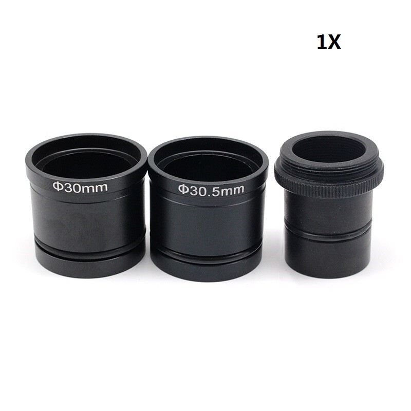 Microscope C-mount Adapter for USB Camera Digital Eyepiece Relay Lens 1 X