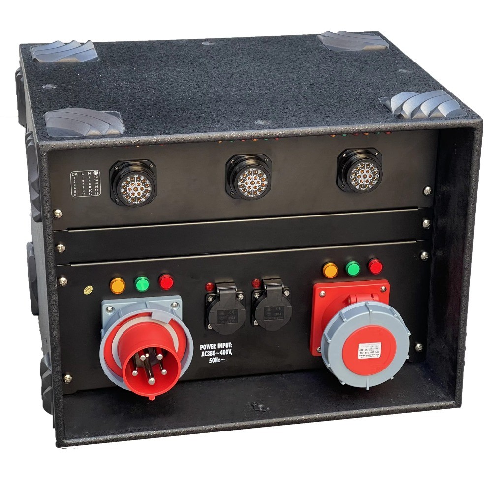 Waterproof 12Ch 63A CEE Power Pack Dimmer for Stage Lighting Distribution​
