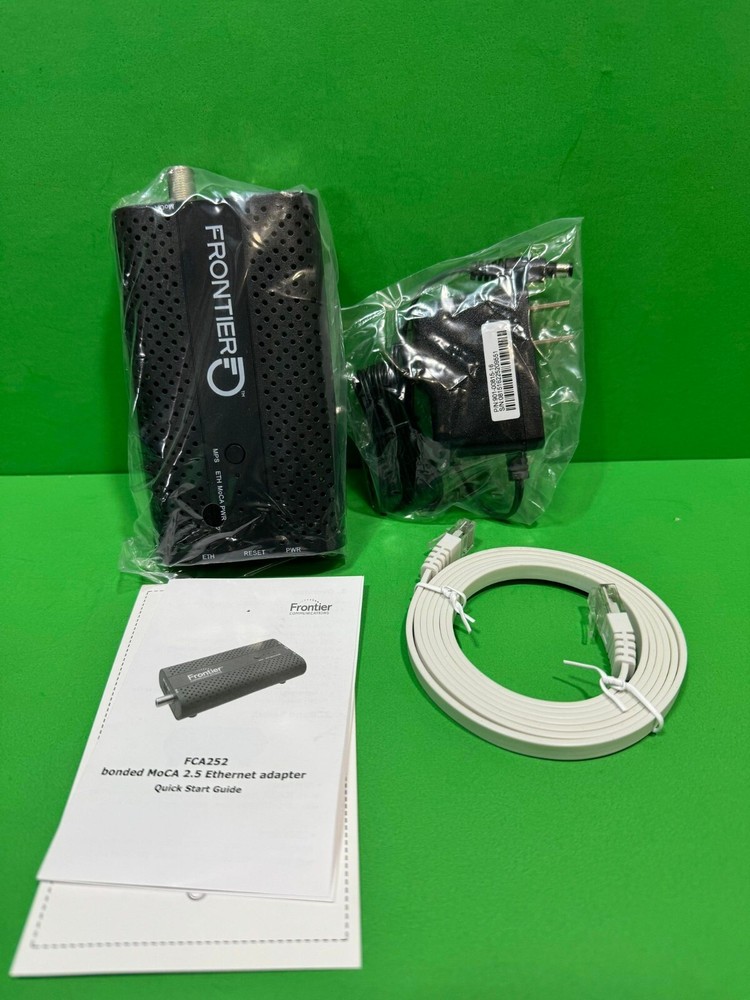 FRONTIER FCA252 MoCa 2.5 Ethernet Network Adapter BRAND NEW