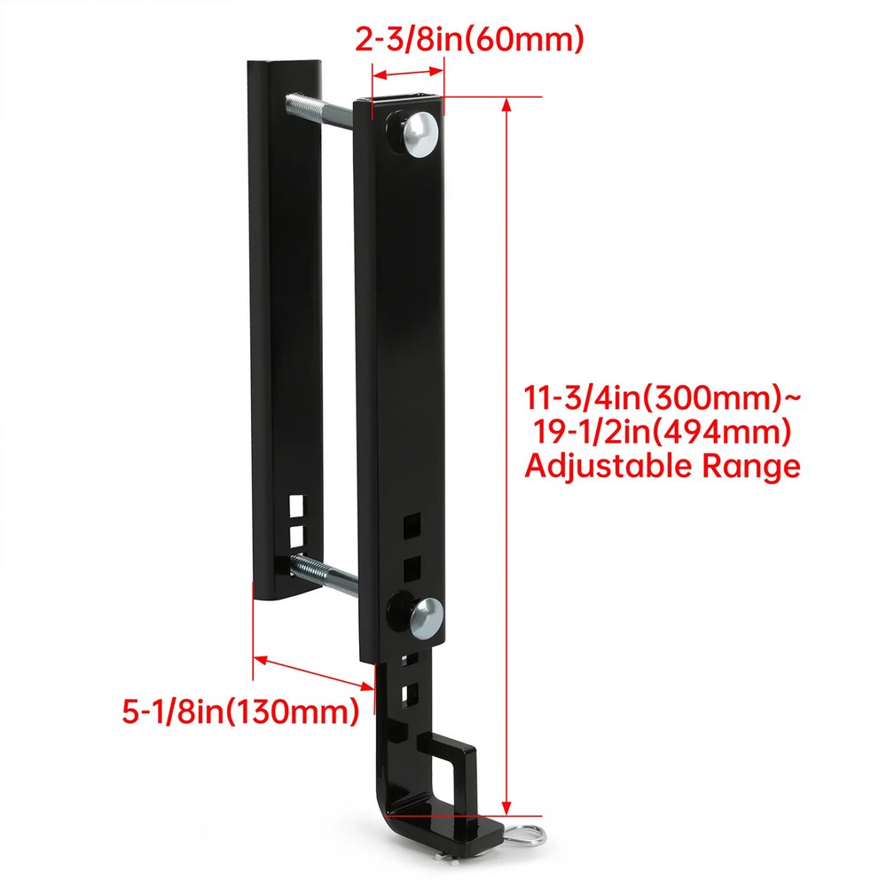 Adjustable Equalizer Distribution Hitch Bracket Support For 10in Trailer Frames