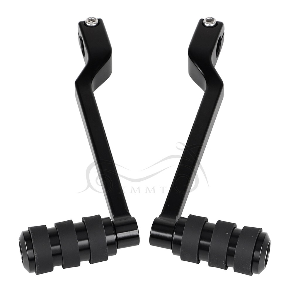 Black Heel Toe Shift Lever With Split Shifter Peg For Harley Touring FLHT FLSTF