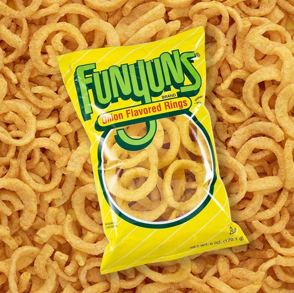 Funyuns Onion Ring Flavored Snack Chips, 10 Count Multipack