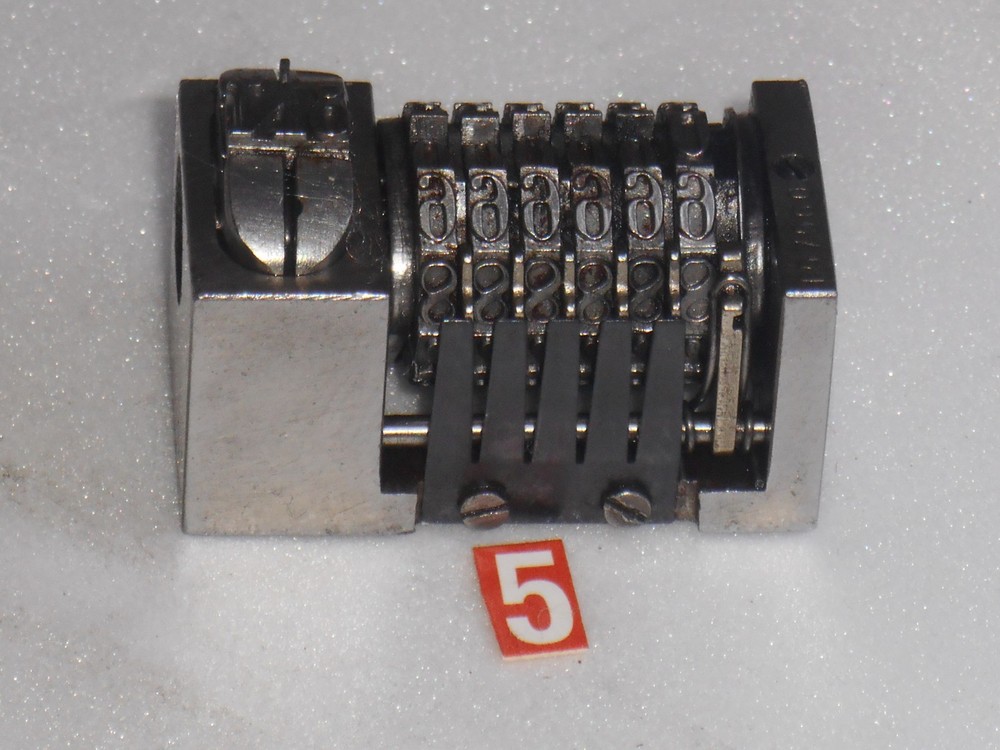 WETTER | letterpress numbering machine | 5