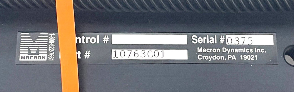 NEW Macron 10763C01 Linear Rail Actuator