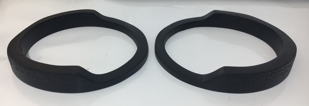 Harley Saddlebag 8" Front Speaker Inside Mounting Rings & Install Kit 2014-2022