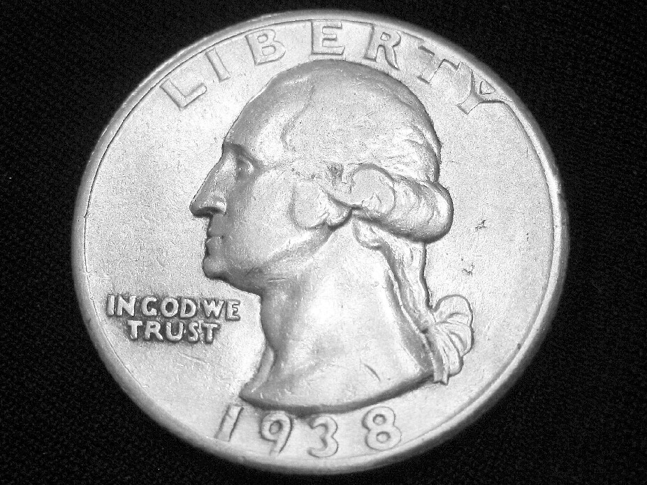 1938 Washington Quarter -- Extra Fine +++