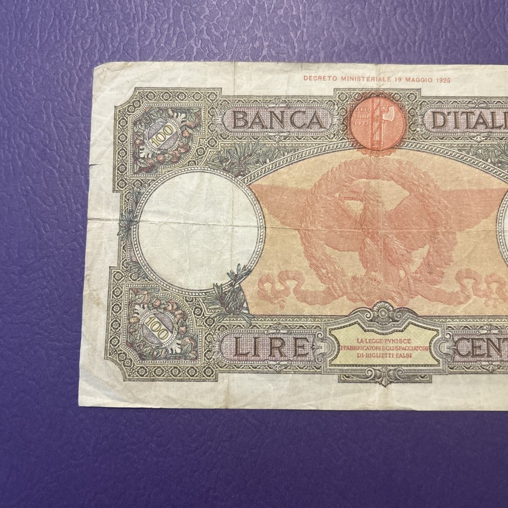 Italia- 100 lire-1935