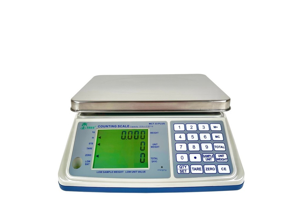 Tree MCT 33 Plus Medium Parts Counting Scale 33lb x 0.001lb *Open Box