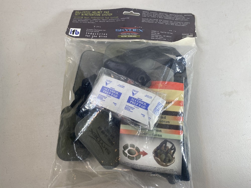 Ballistic Helmet Upgrade System Pad Set NEW 51B19