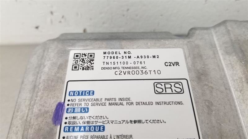 24 ACURA INTEGRA TYPE S SRS CONTROL MODULE 77960-31M-A930-M2
