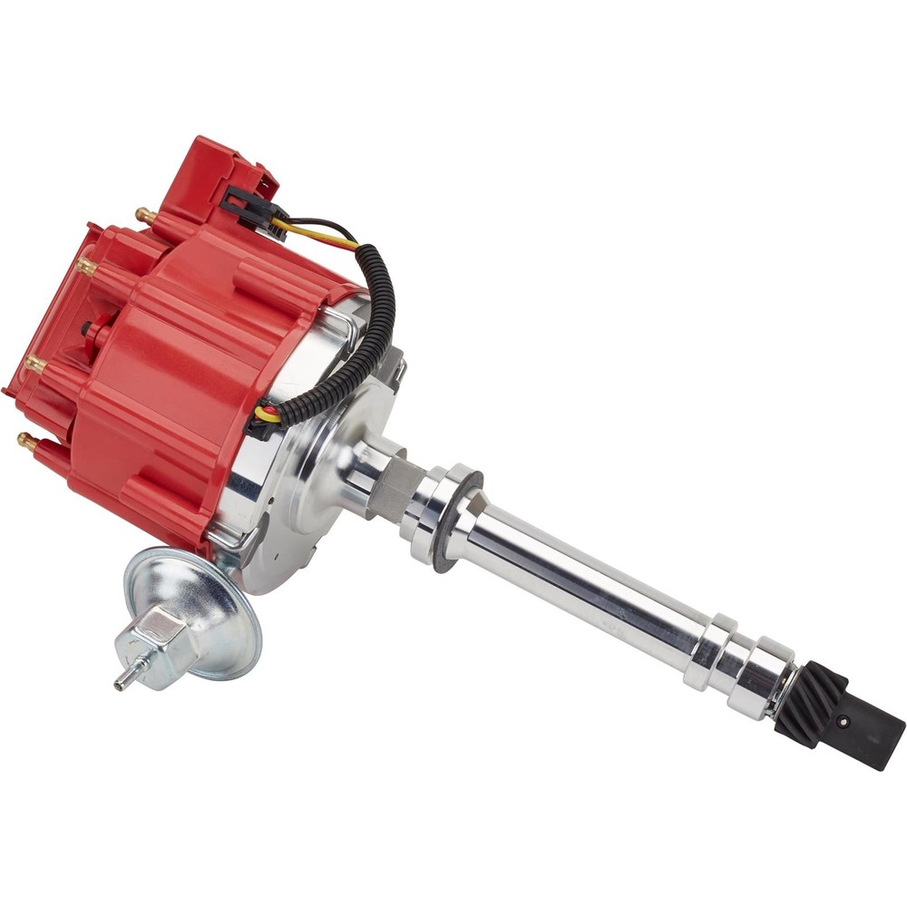 HEI Distributor & MSD Wire Kit, Red, Fits Small Block/Big Block Chevy