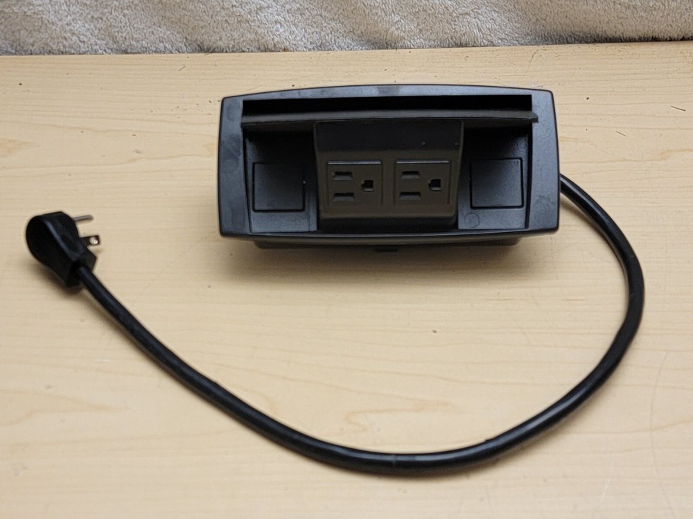 Relocatable Power Tap w/ Dual Three Prong Outlet