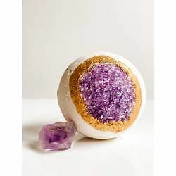 Amethyst - Geode Intuition Crystal Bath Bomb