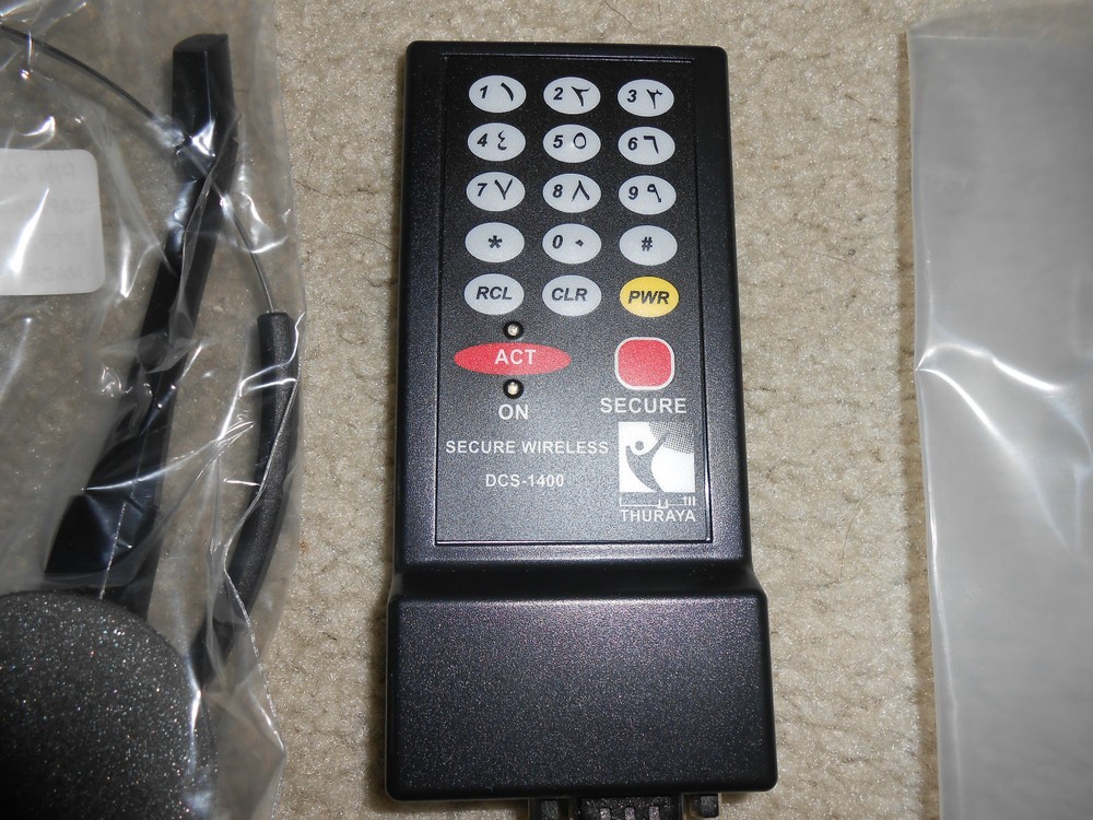 COPYTELE THURAYA DIGITAL CELLULAR SATELLITE SECURITY MODEL DCS-1400
